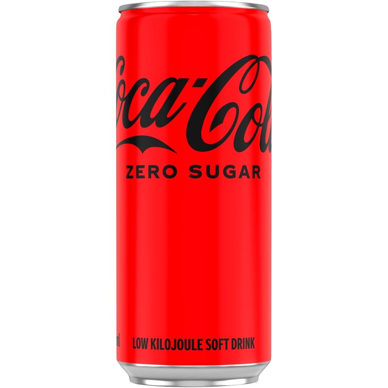 Coca Cola No Sugar Soft Drink Can 300ML -