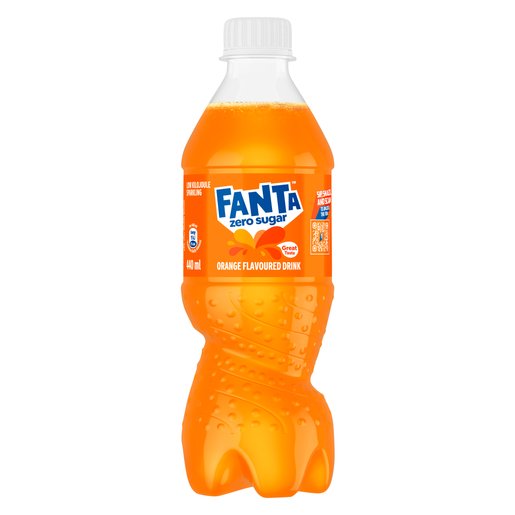 Fanta Orange Zero Buddy Bottle 440ml