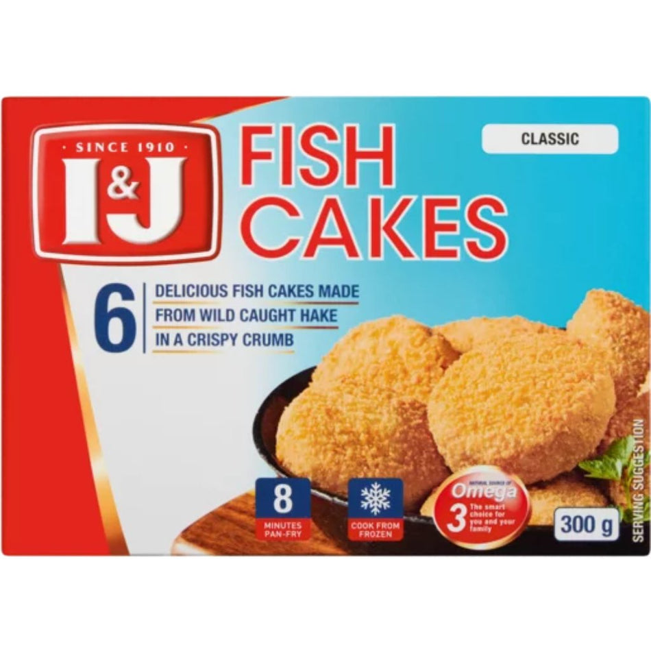 I&J Crumbed Fish Cakes 300G -