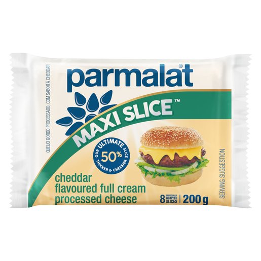 Parmalat Cheddar Maxi Slice 200g