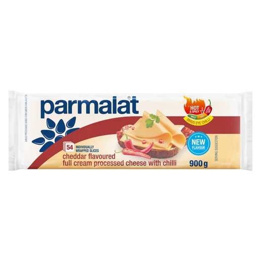 Parmalat Cheese Slices Processed Chilli Flavour 900G
