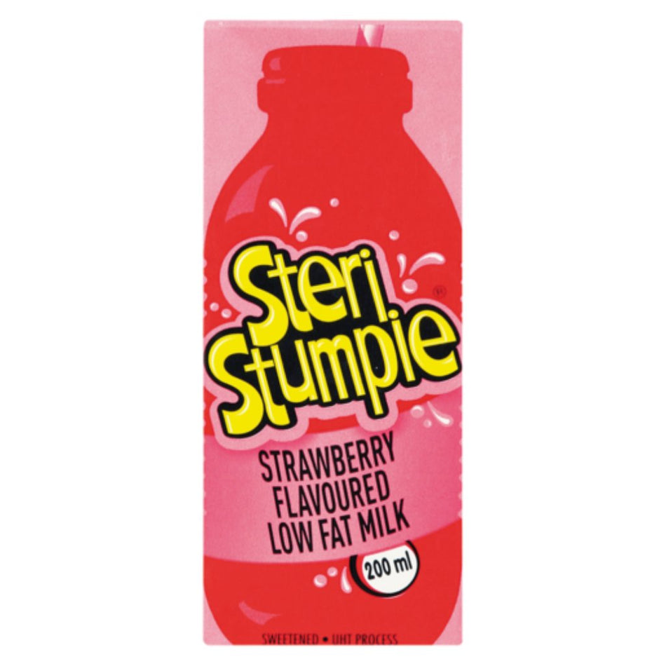 Steri Stumpie Flavoured Milk Strawberry 200ML
