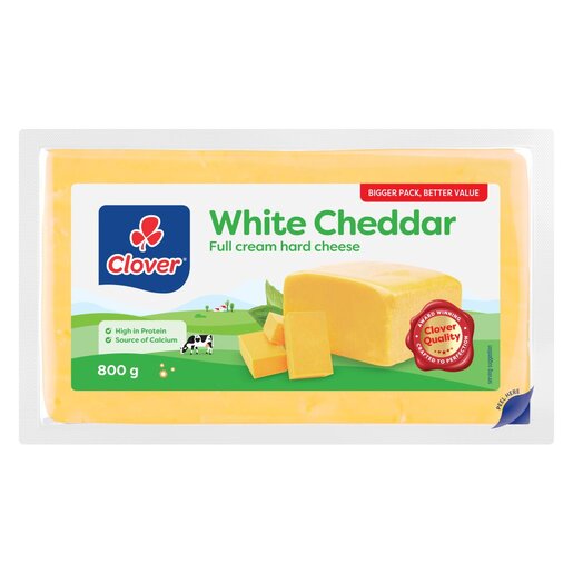 Clover Cheese White Cheddar 800G NONE