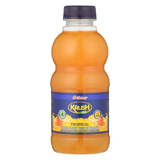 Clover Krush 100% Fruit Juice 500ML Tropical Punch