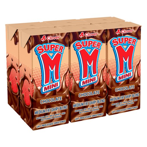 Super M Mini Chocolate Drink 6's