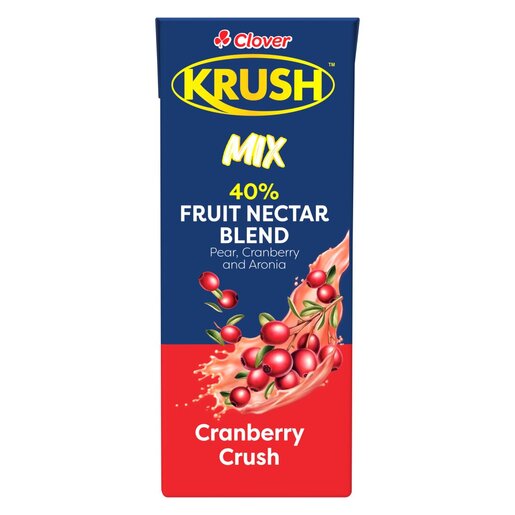 Clover Krush Mix Fruit Juice 200ML Cranberry Crush