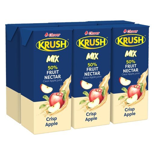 Krush UHT Apple Crisp Juice 6's