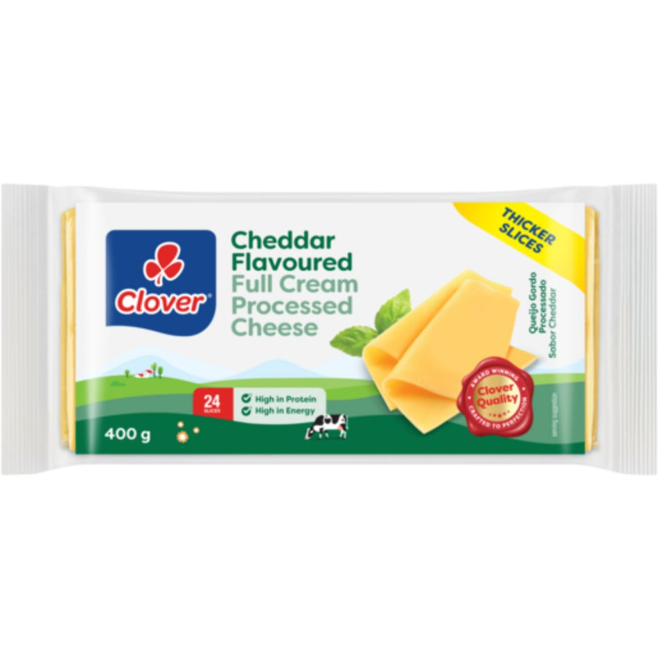 Clover Processed Cheese Cheddar 400G