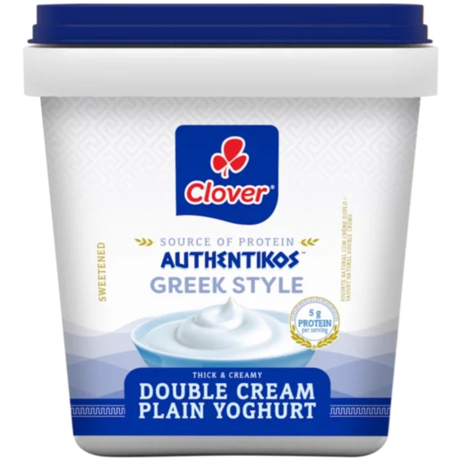 Clover Plain Yoghurt Greek Style Authentikos 750G
