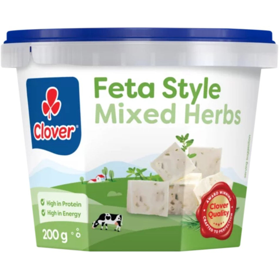 Clover Feta Cheese Herb 200G