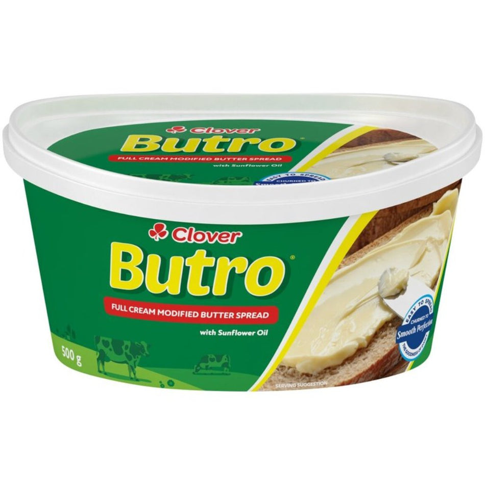 Butro Full Cream Butter Spread With Sunflower Oil 500G