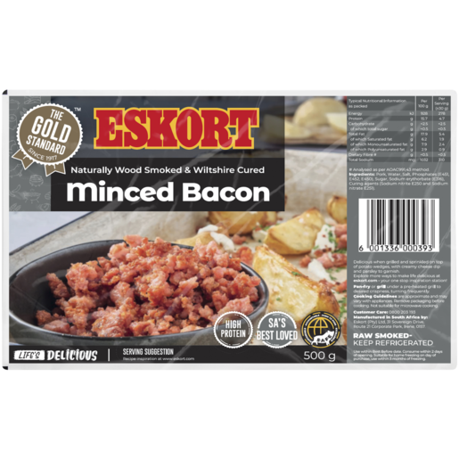Eskort Bacon 500G Minced