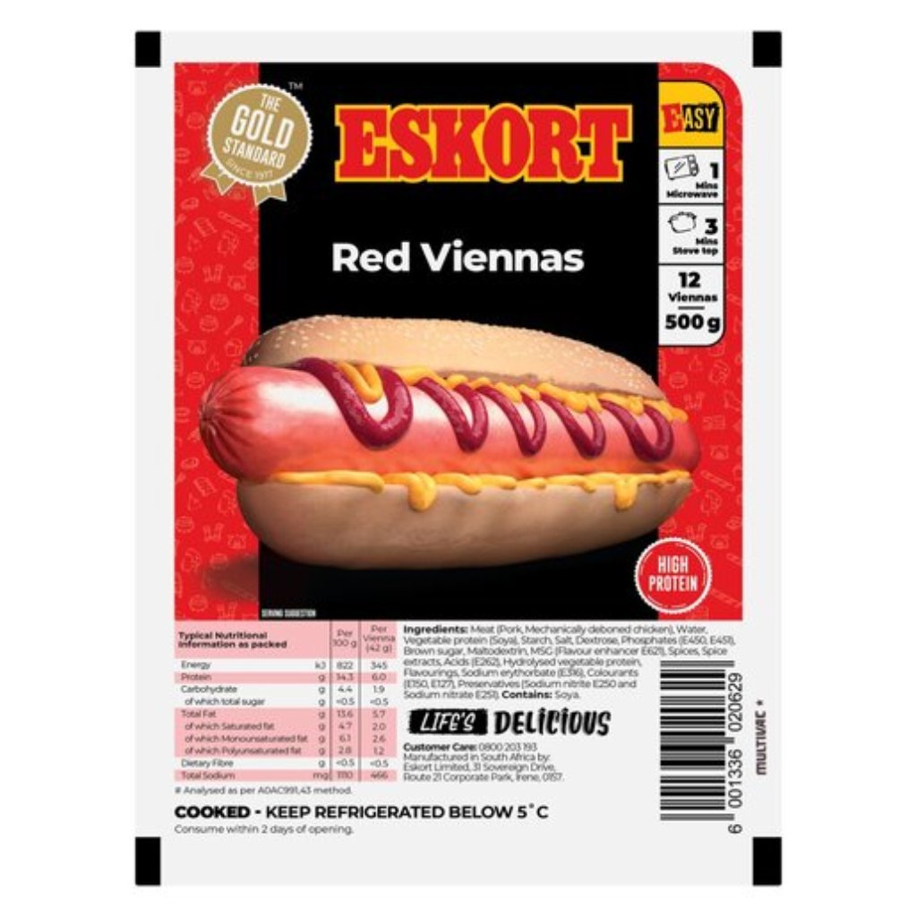 Eskort Viennas Red 500G DEFAULT TITLE