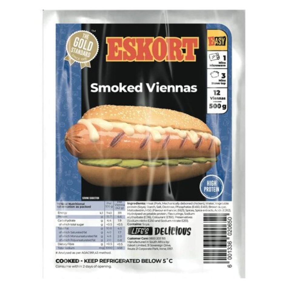 Eskort Viennas Smoked 500G