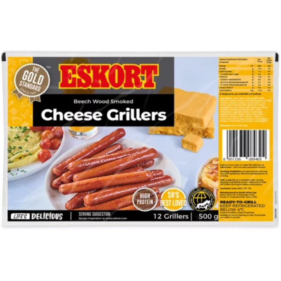 Eskort Sausages Cheese Griller 500G