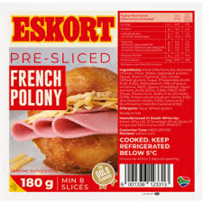 Eskort Polony Slices 180G French