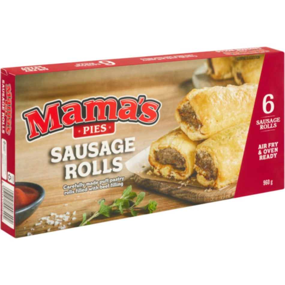 Mama's Pies Frozen Sausage Roll 6 Pack