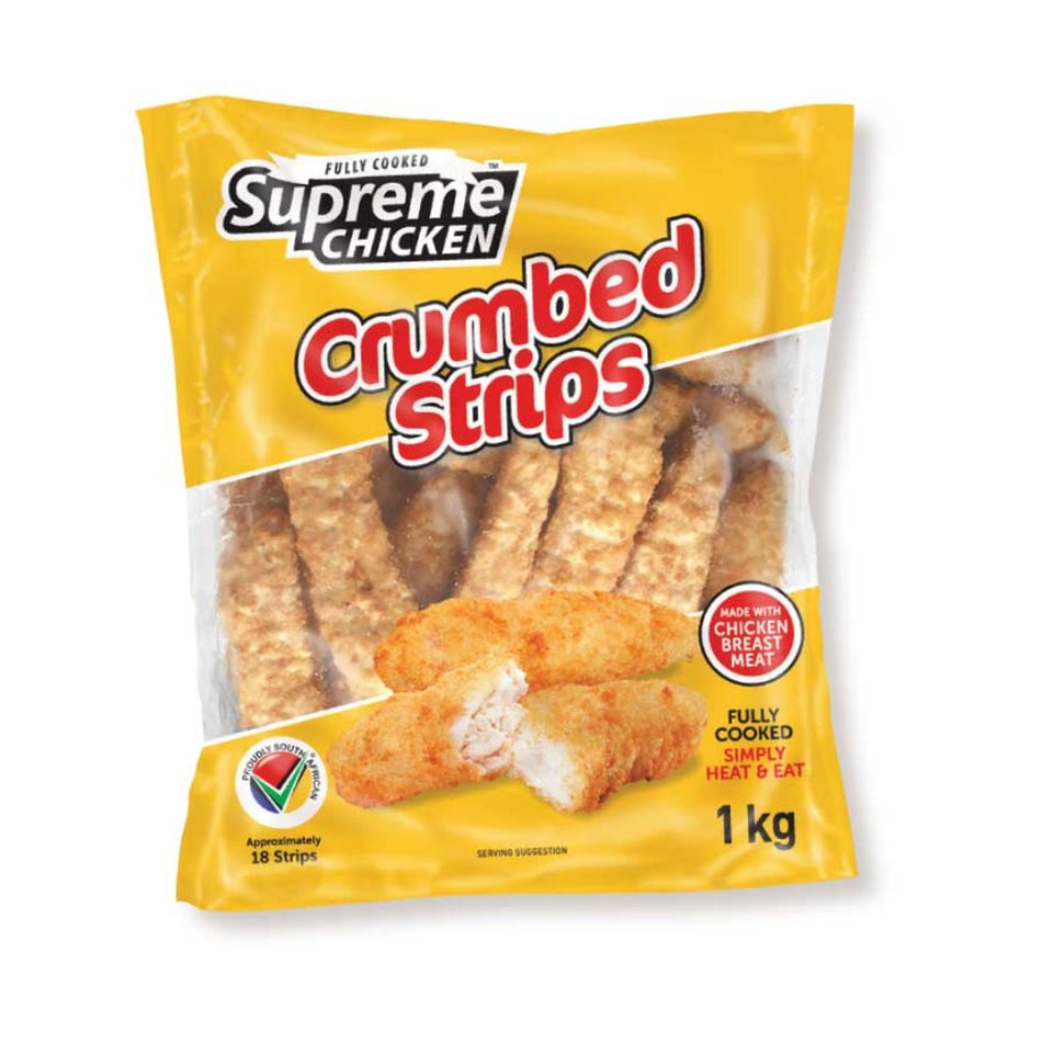 Supreme Crumbed chicken Strips