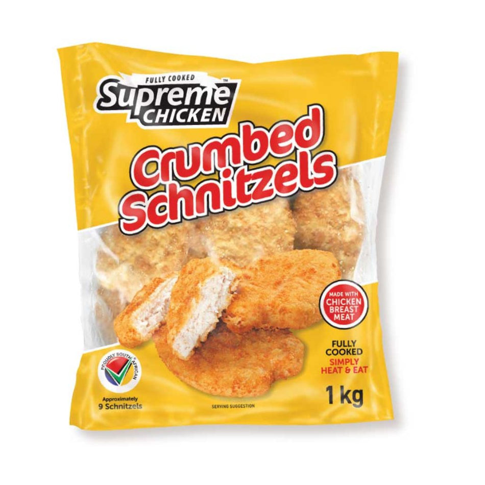 Supreme Schnitzel Crumbed Chicken