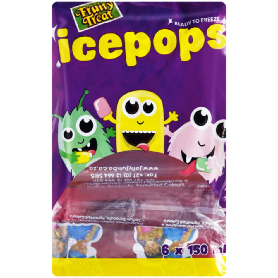 Fruity Treat Ice Pops Fruit Punch 6'S