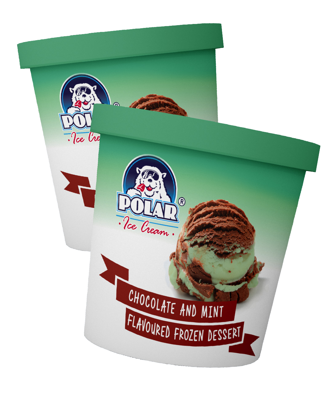 Polar Choc Mint Ice Cream Bucket 500ML