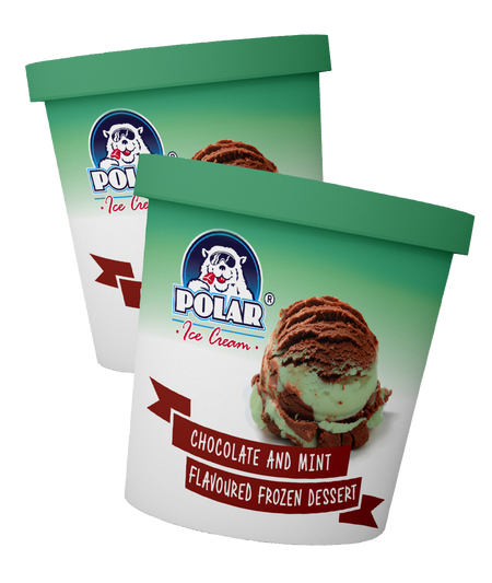 Polar Choc Mint Ice Cream Bucket 500ML
