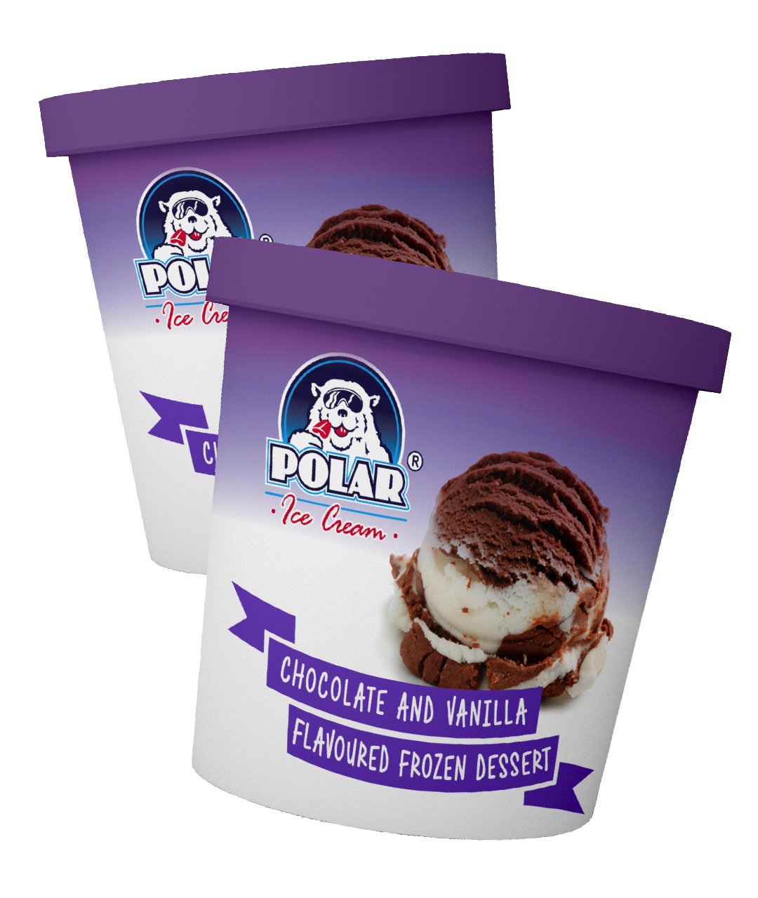 Polar Choc Vanilla Ice Cream Bucket 500ML