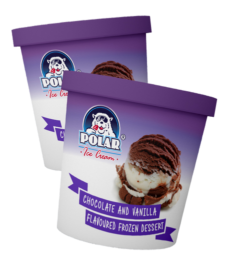Polar Choc Vanilla Ice Cream Bucket 500ML