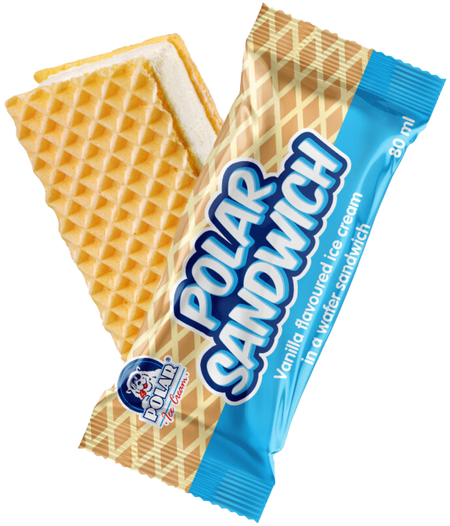 Polar Wafer Ice Cream Sandwich Vanilla