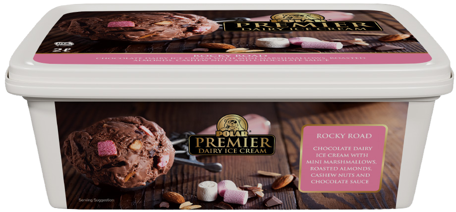 Polar Tub Ice Cream Rocky Road 2l