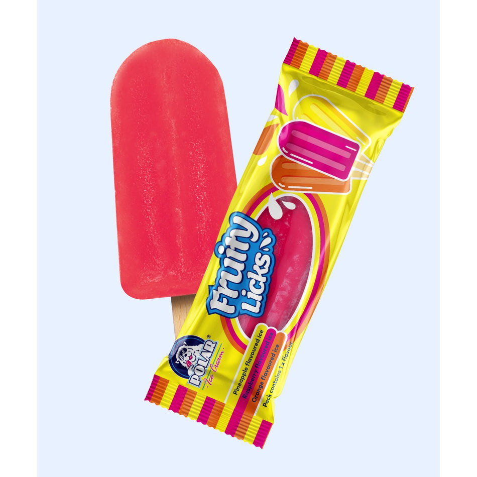 Polar Fruit Licks Ice Cream Popsicle