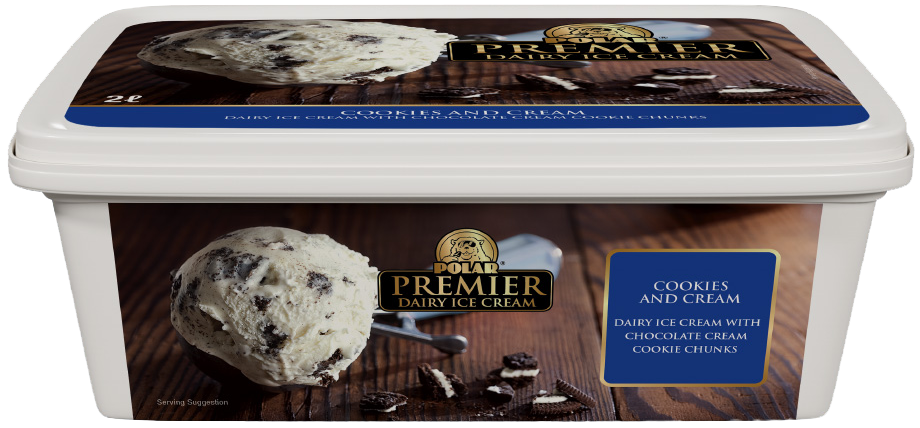 Polar Tub Ice Cream Cookies & Cream 2l