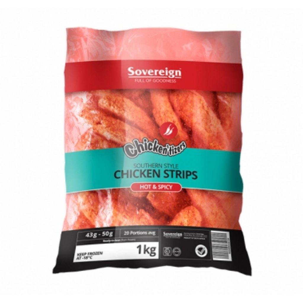 Sovereign Crumbed Chicken Strips 1KG -