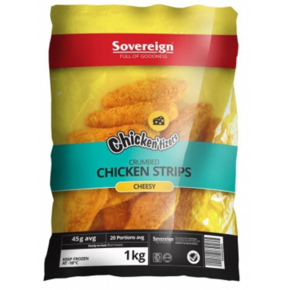 Sovereign Chicken Strips Cheesy 1KG
