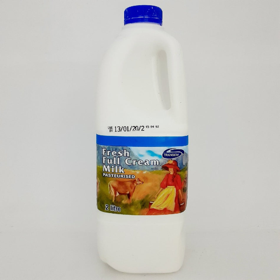 Transem Fresh Milk Full Cream 2L -