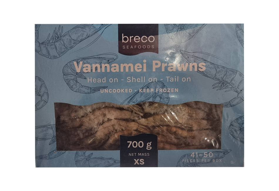 Breco Seafood Prawns XS 41/50 700G -