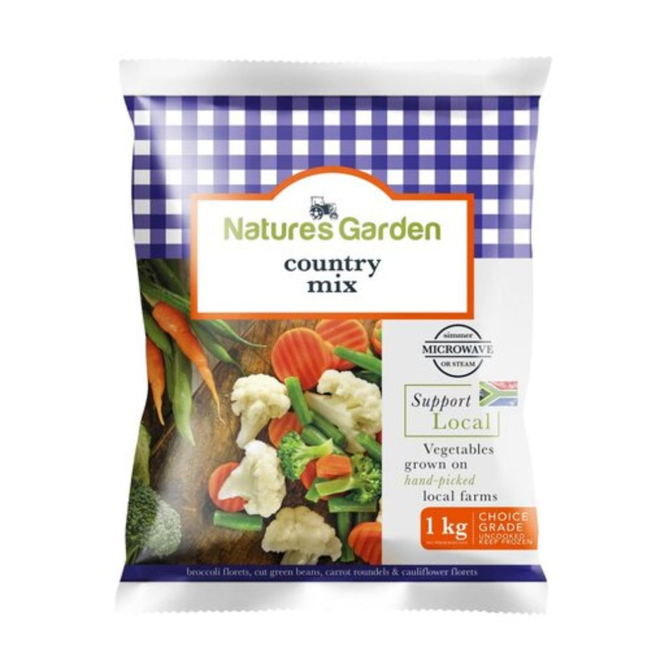 Natures Garden Country Mix Frozen 1KG
