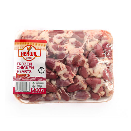 Henwil Chicken Hearts 500G -