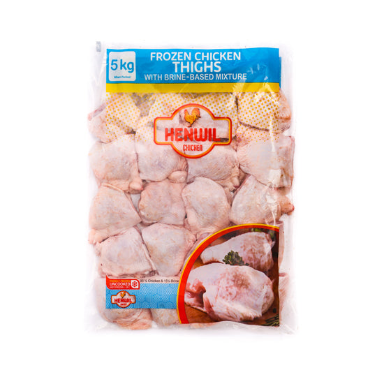 Henwil Chicken IQF Thighs 5KG -