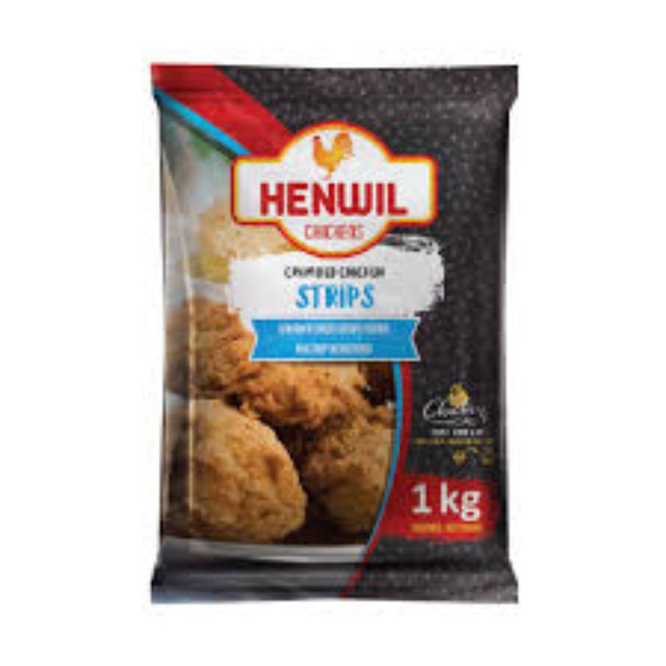 Henwil Crumbed Chicken Strips 1KG