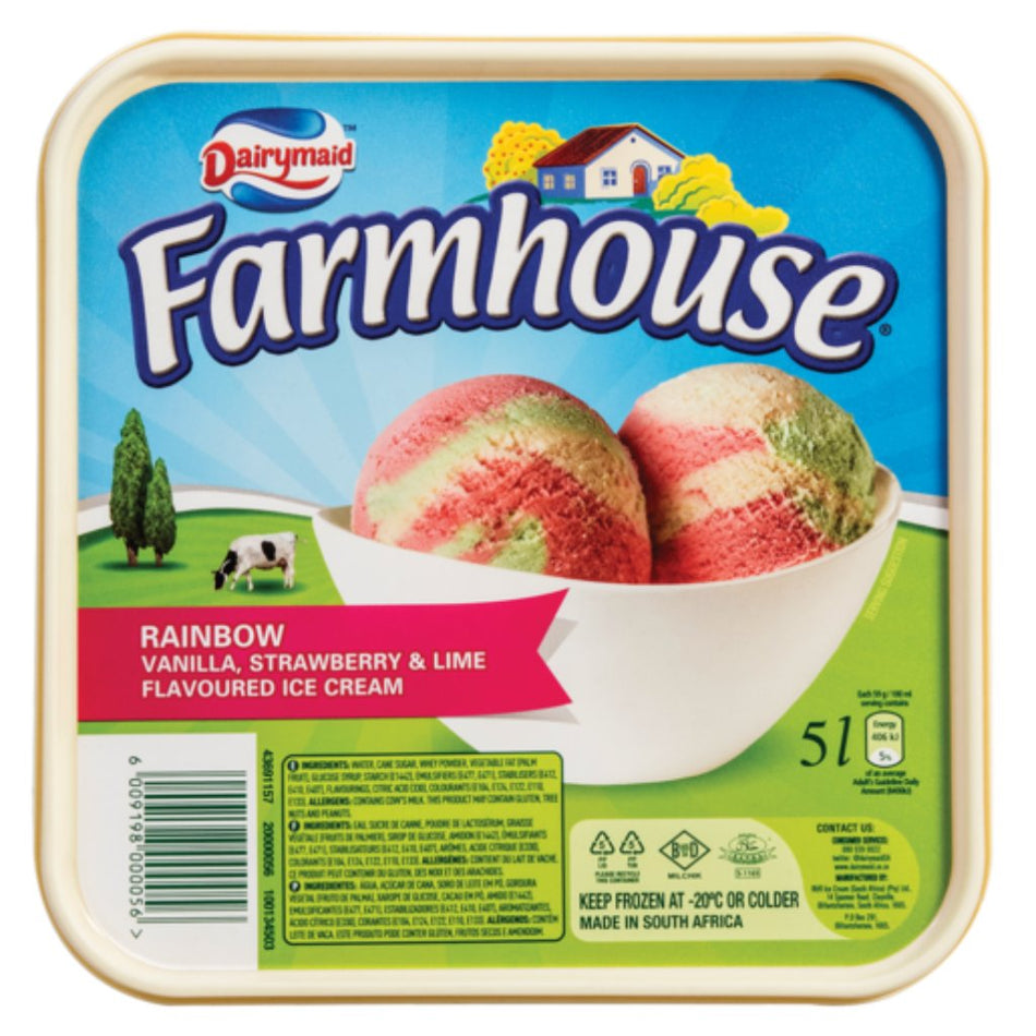 Dairymaid Ice Cream Farmhouse Rainbow 5L