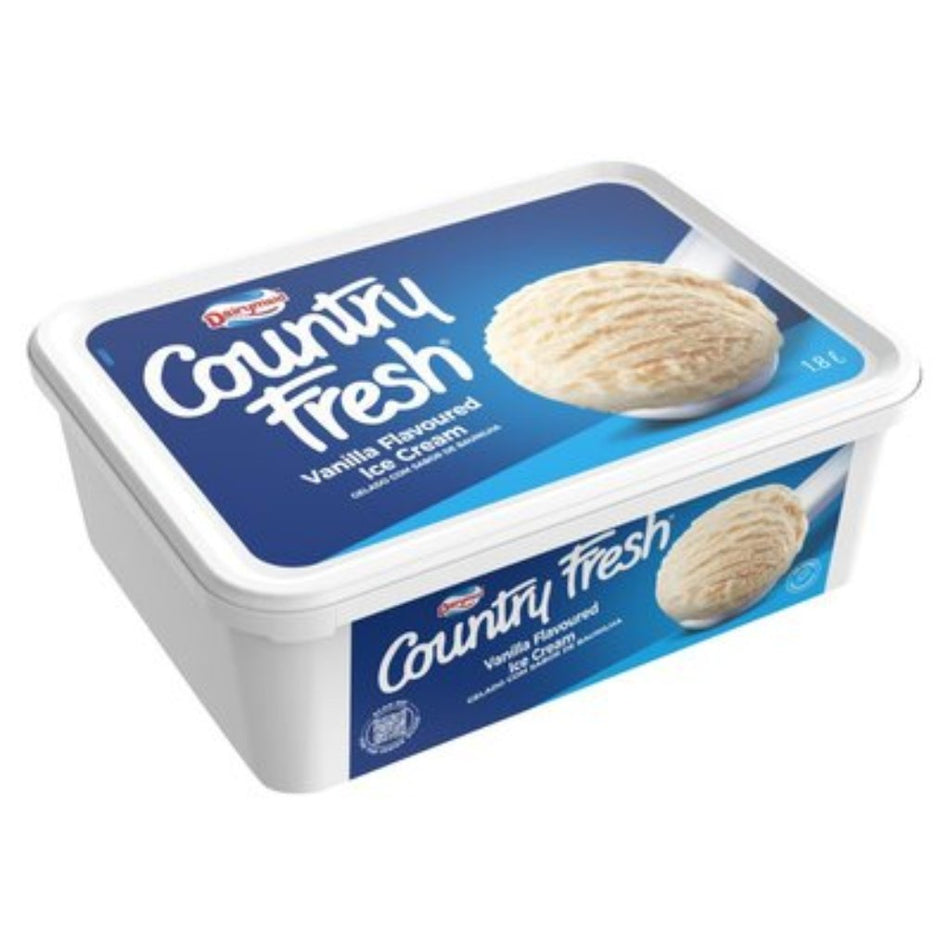 Dairymaid Ice Cream Country Fresh Vanilla 1.8L