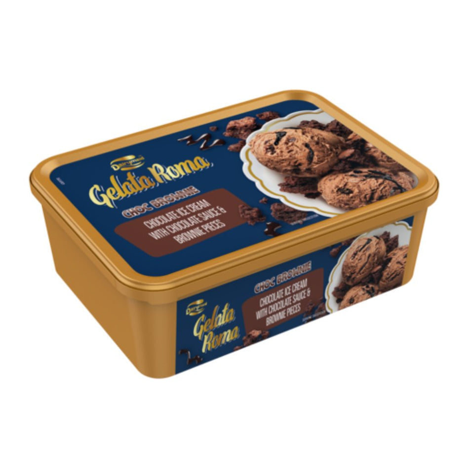 Dairymaid Ice Cream Gelata Roma Choc Brownie 1.5L