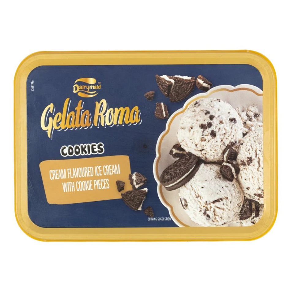 Dairymaid Ice Cream Gelata Roma Cookies 1.5L