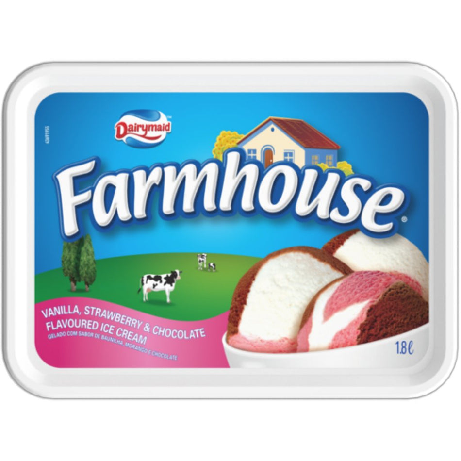 Dairymaid Ice Cream Farmhouse Neapolitan 1.8L