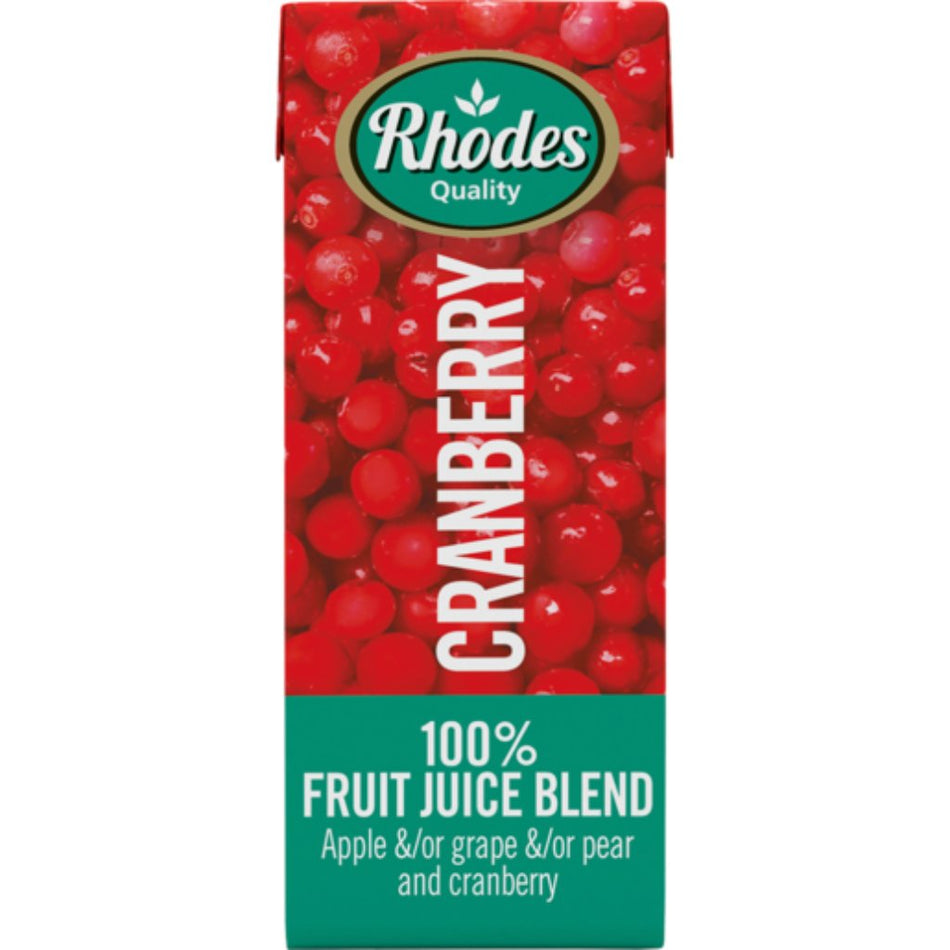 Rhodes Fruit juice Cranberry 200ML