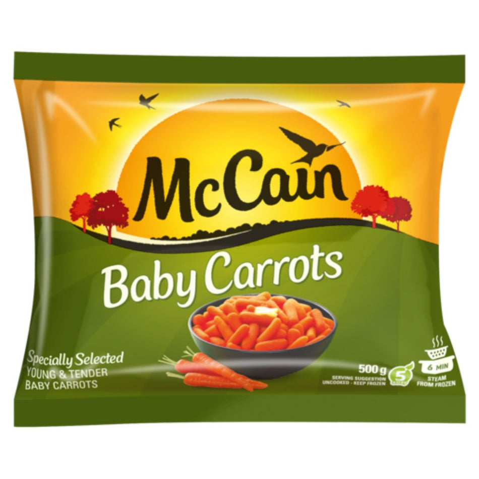 Mccain Frozen Baby Carrots 500G