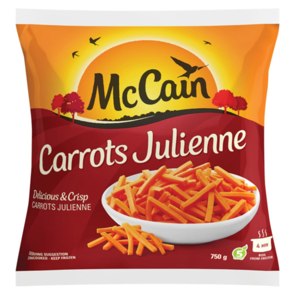 Mccain Carrots Frozen Julienne 750G