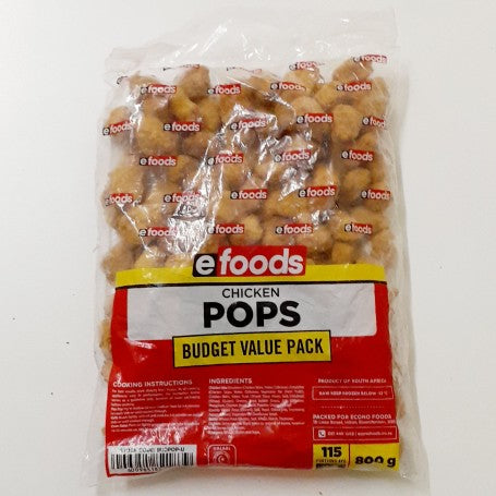 Econofoods Budget Crumbed Chicken Pops 800G -