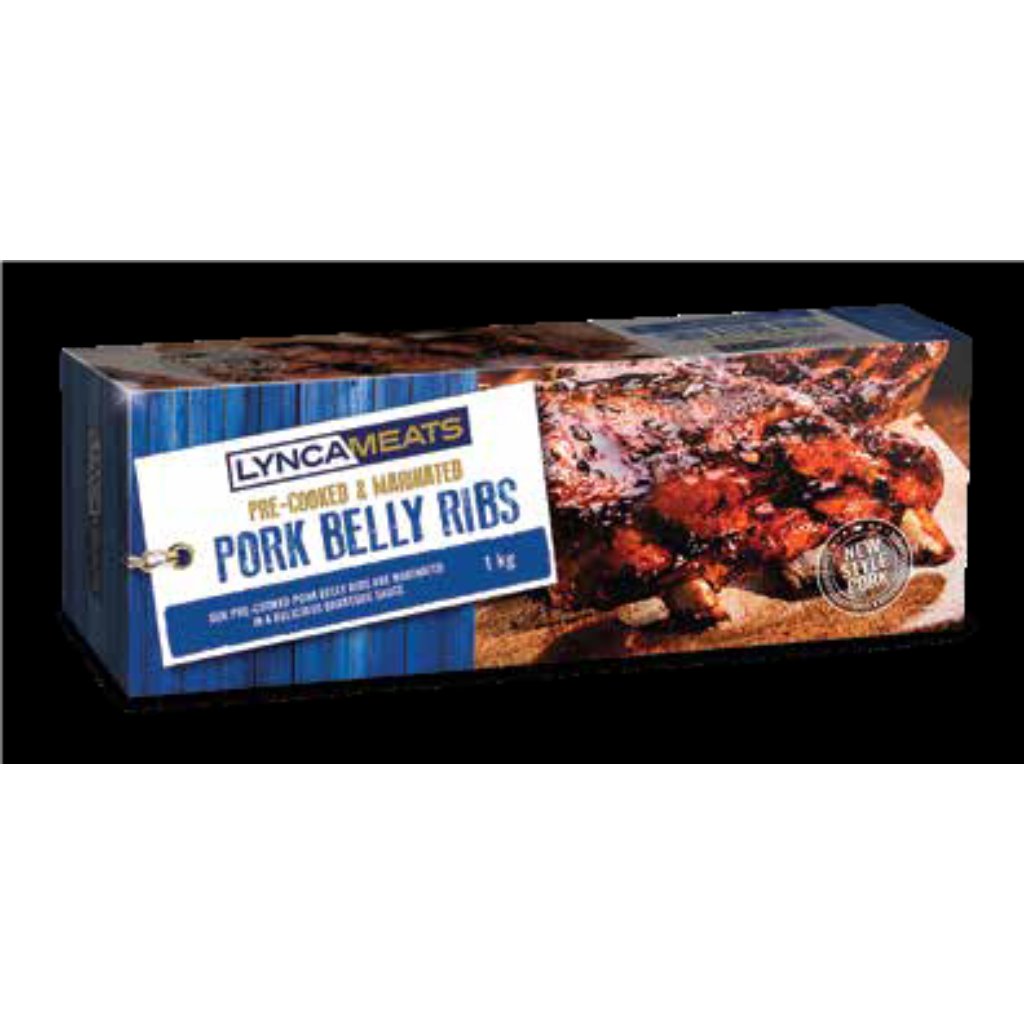 Lynca Pork Belly Ribs 1KG DEFAULT TITLE